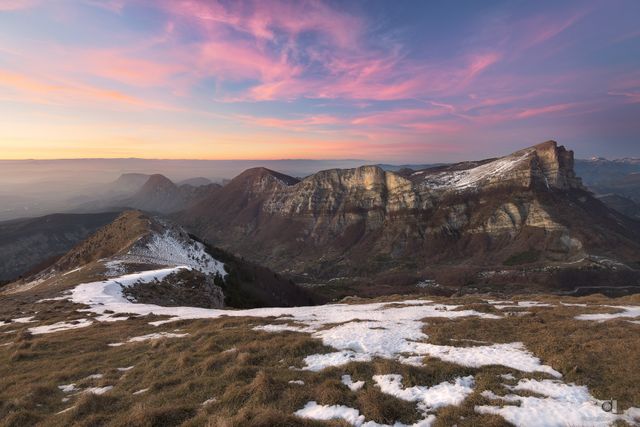 Coucher de soleil sur les 3 becs